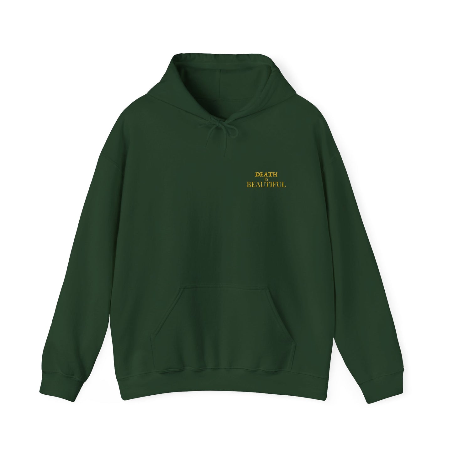 Death is Beautiful Hoodie - Unisex Heavy Blend