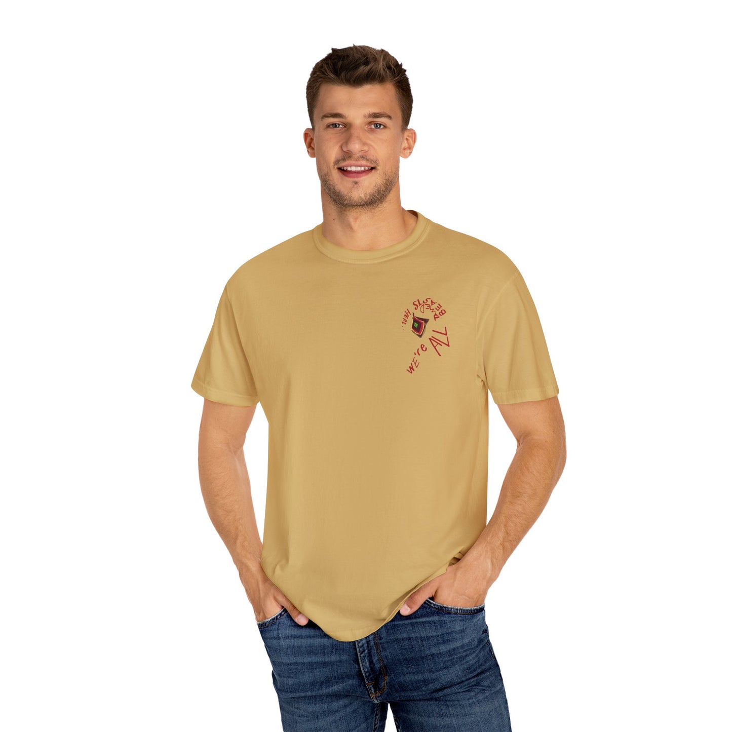Tamed Beasts T-Shirt - We're All Tamed Beasts Here Design