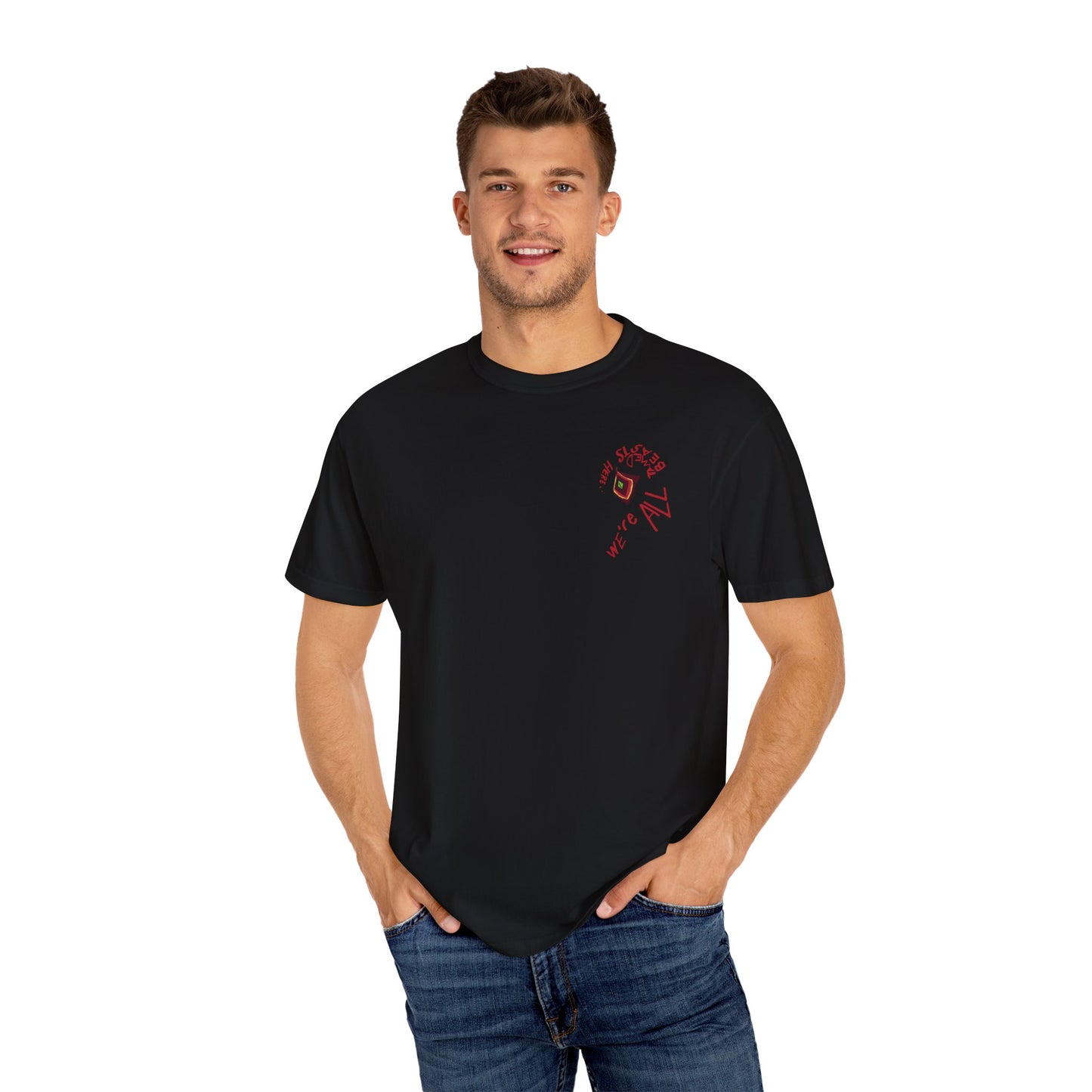 Tamed Beasts T-Shirt - We're All Tamed Beasts Here Design