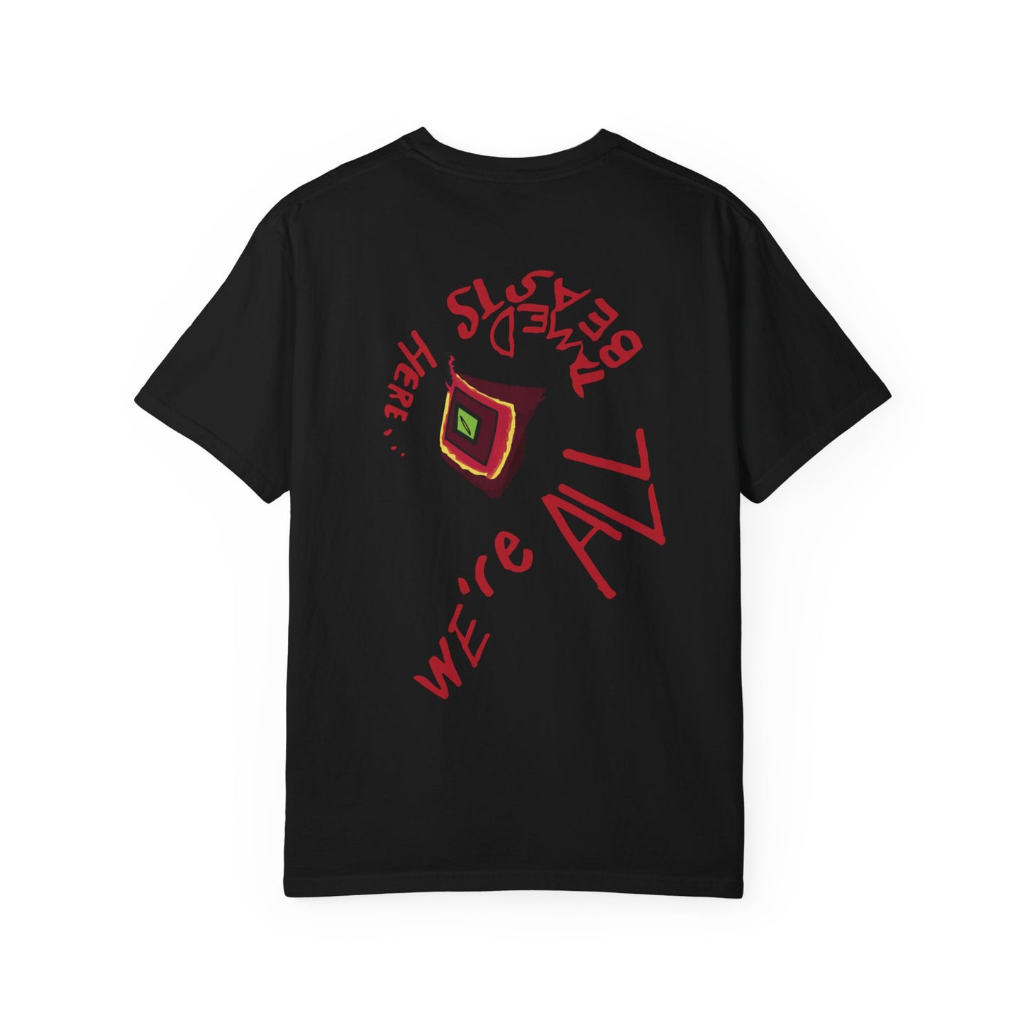 Tamed Beasts T-Shirt - We're All Tamed Beasts Here Design
