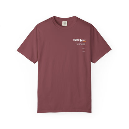Unisex T-shirt - 'Here Now' Mindfulness Design