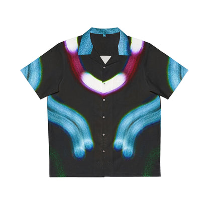 Men's Hawaiian Shirt (AOP) Neon Streaks