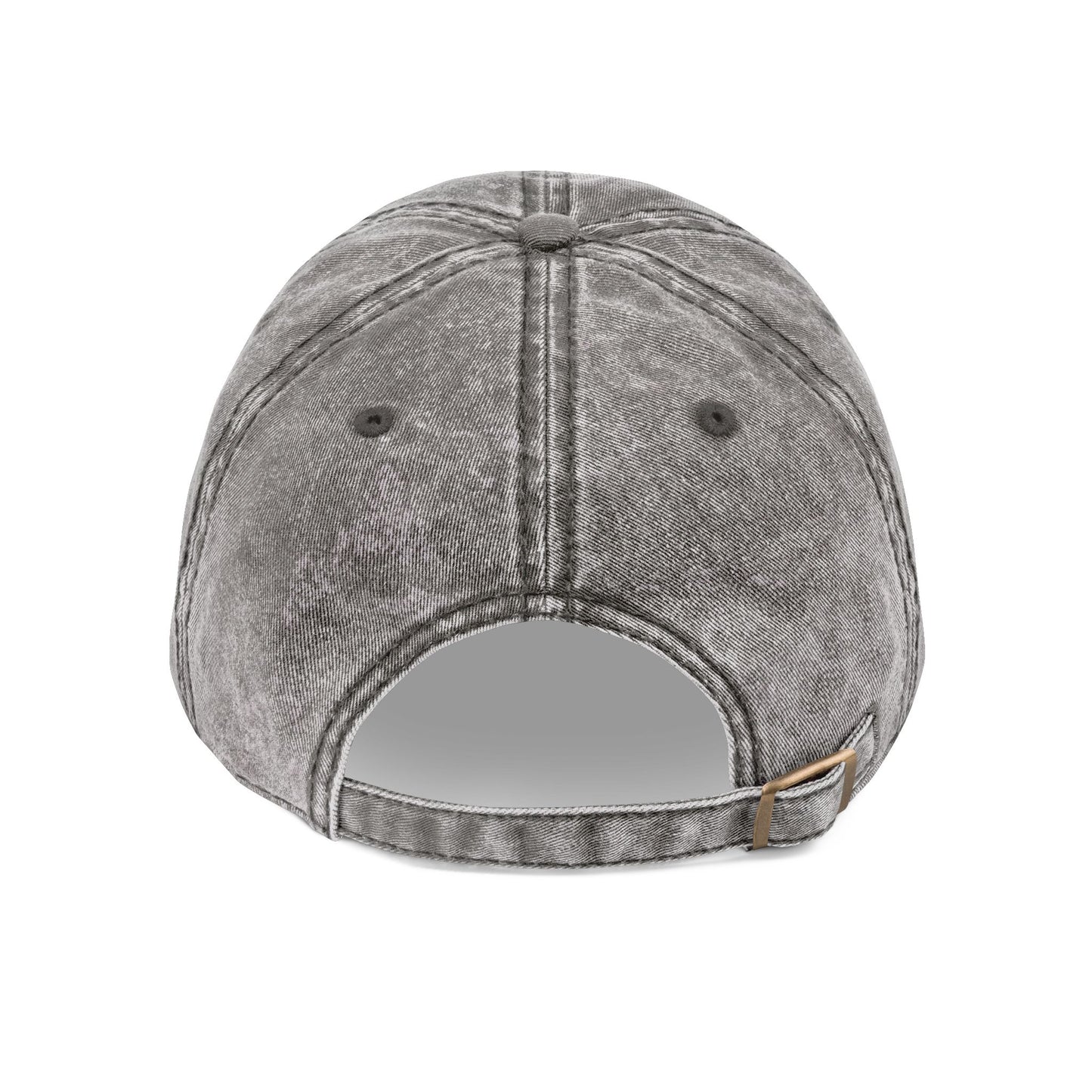 Embroidered Cap - Ram Skull Vintage Design - Death is Beautiful Collection