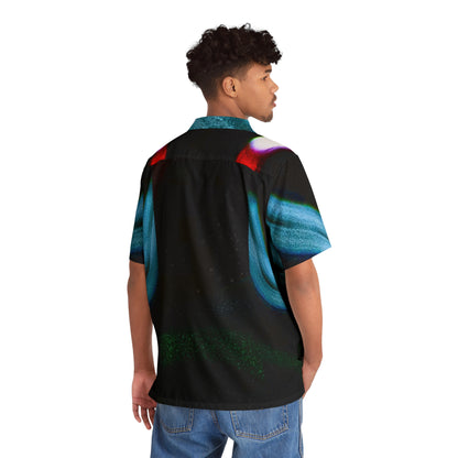Men's Hawaiian Shirt (AOP) Neon Streaks