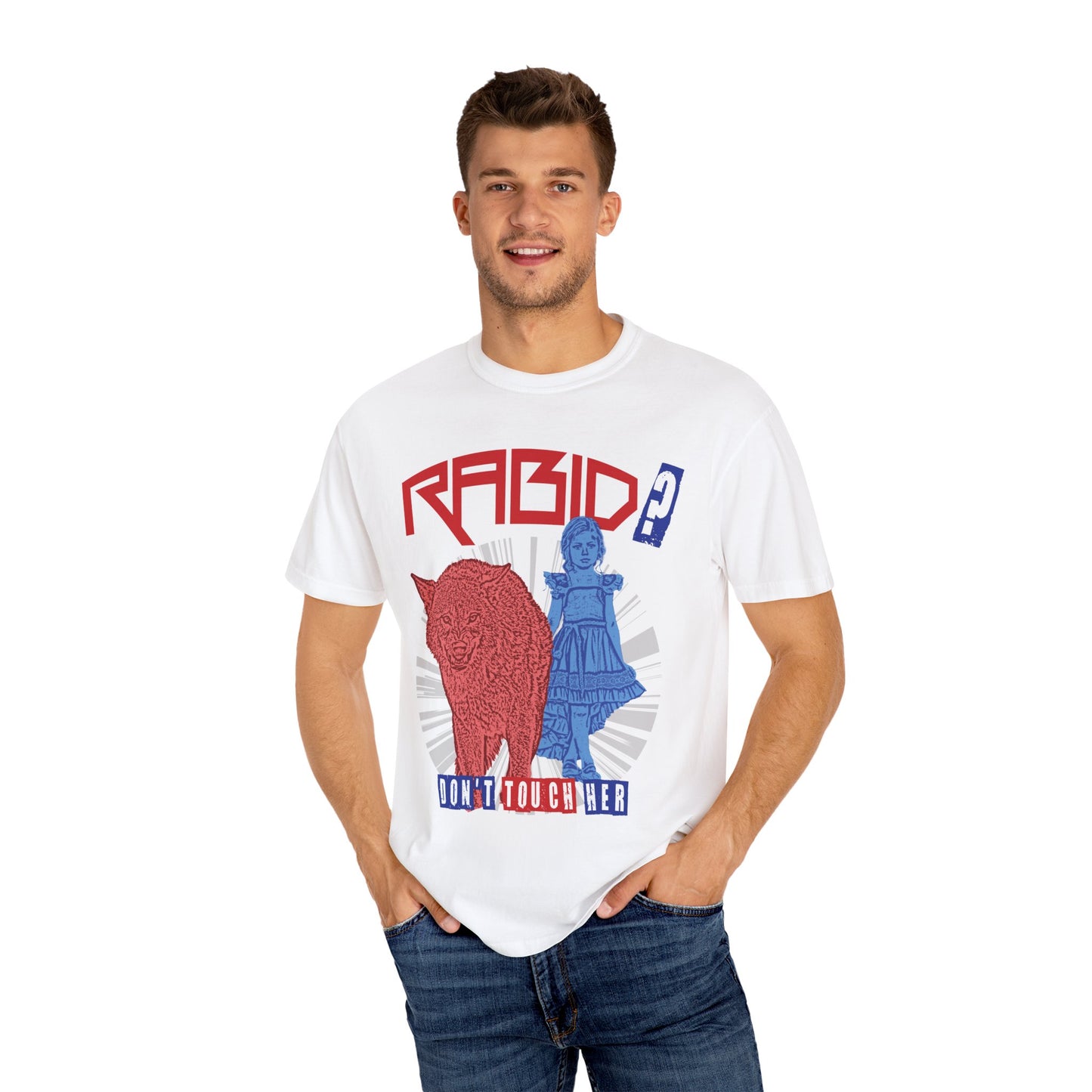 Rabid T-Shirt, Vintage Graphic Tee, Unisex Apparel, Edgy Streetwear