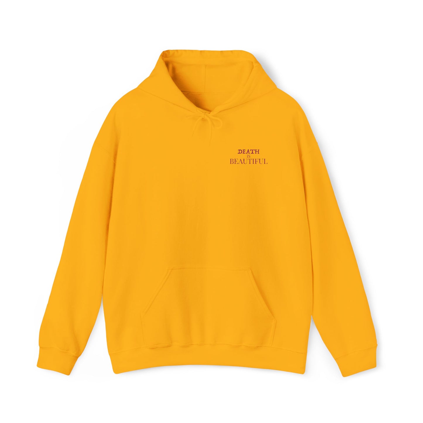 Death is Beautiful Hoodie - Unisex Heavy Blend