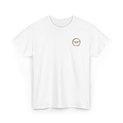 Crewneck Embroidered Tee - "Existing Since the Beginning of Time Itself"
