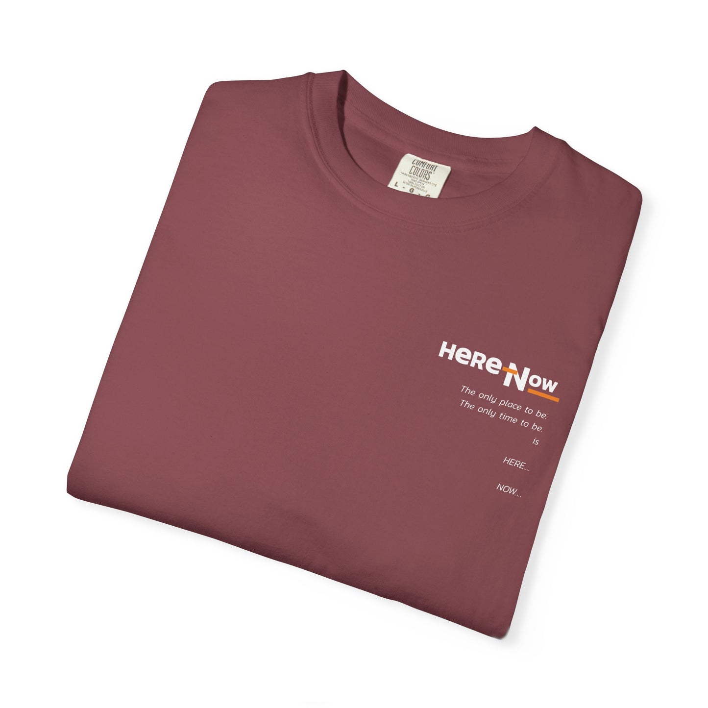 Unisex T-shirt - 'Here Now' Mindfulness Design