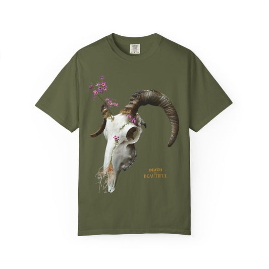 Skull Ram T-Shirt - Death is Beautiful Collection