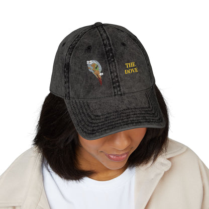 Embroidered Cap - Dove Skull Vintage Design - Death is Beautiful Collection