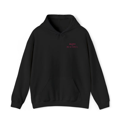 Death is Beautiful Hoodie - Unisex Heavy Blend