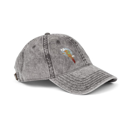 Embroidered Cap - Dove Skull Vintage Design - Death is Beautiful Collection