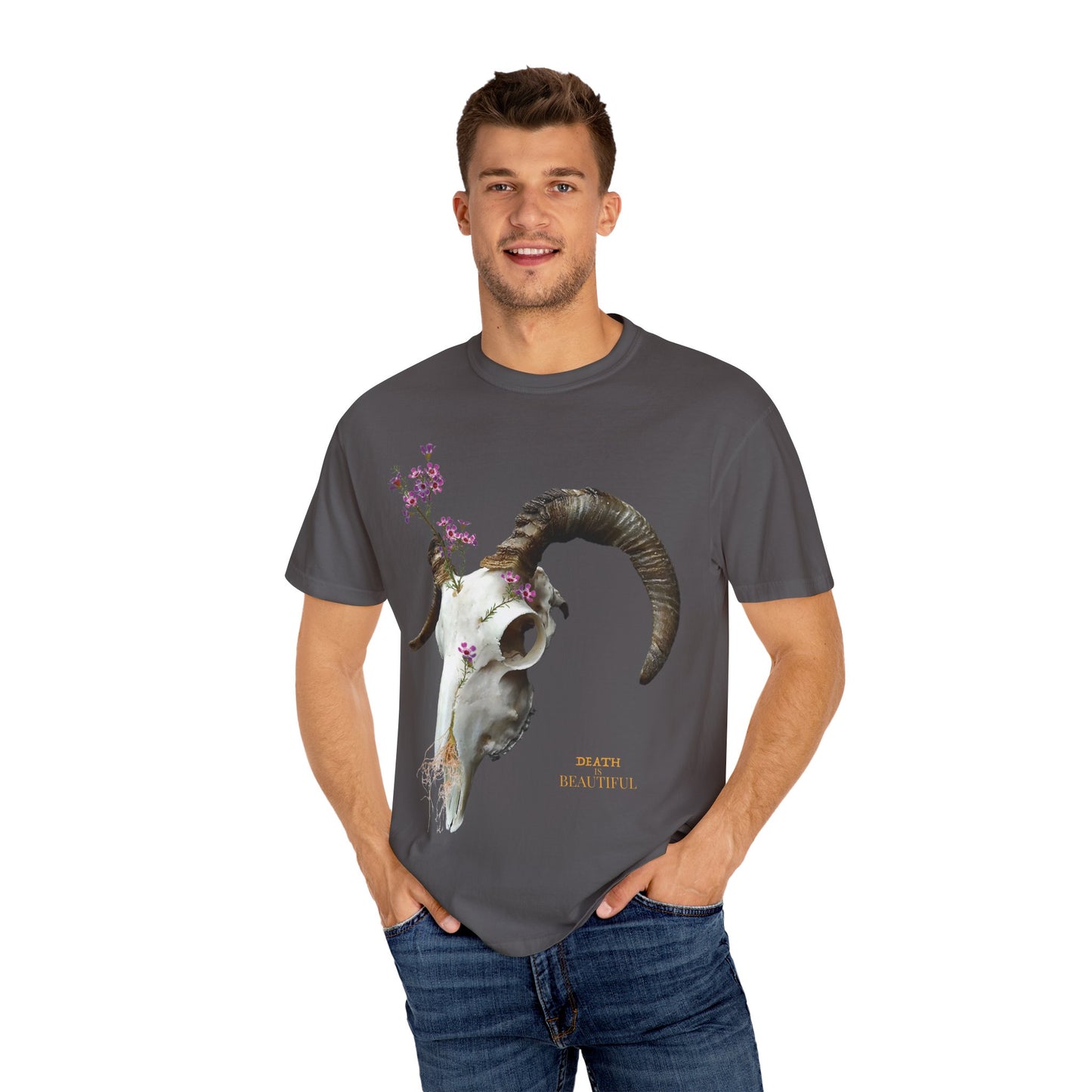 Skull Ram T-Shirt - Death is Beautiful Collection