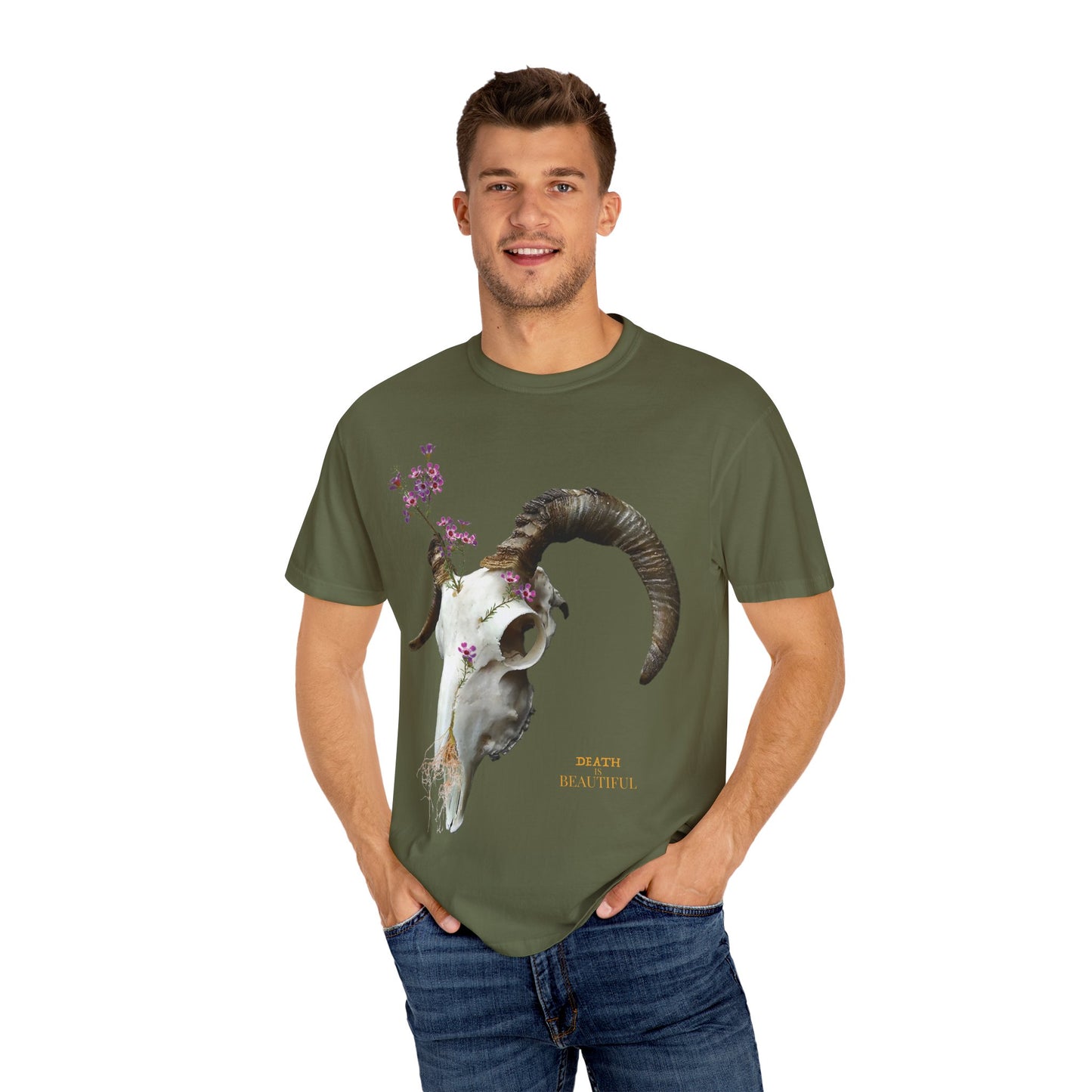 Skull Ram T-Shirt - Death is Beautiful Collection