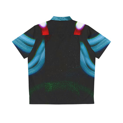 Men's Hawaiian Shirt (AOP) Neon Streaks