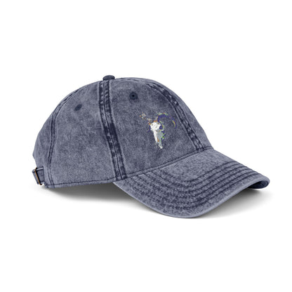 Embroidered Cap - Ram Skull Vintage Design - Death is Beautiful Collection