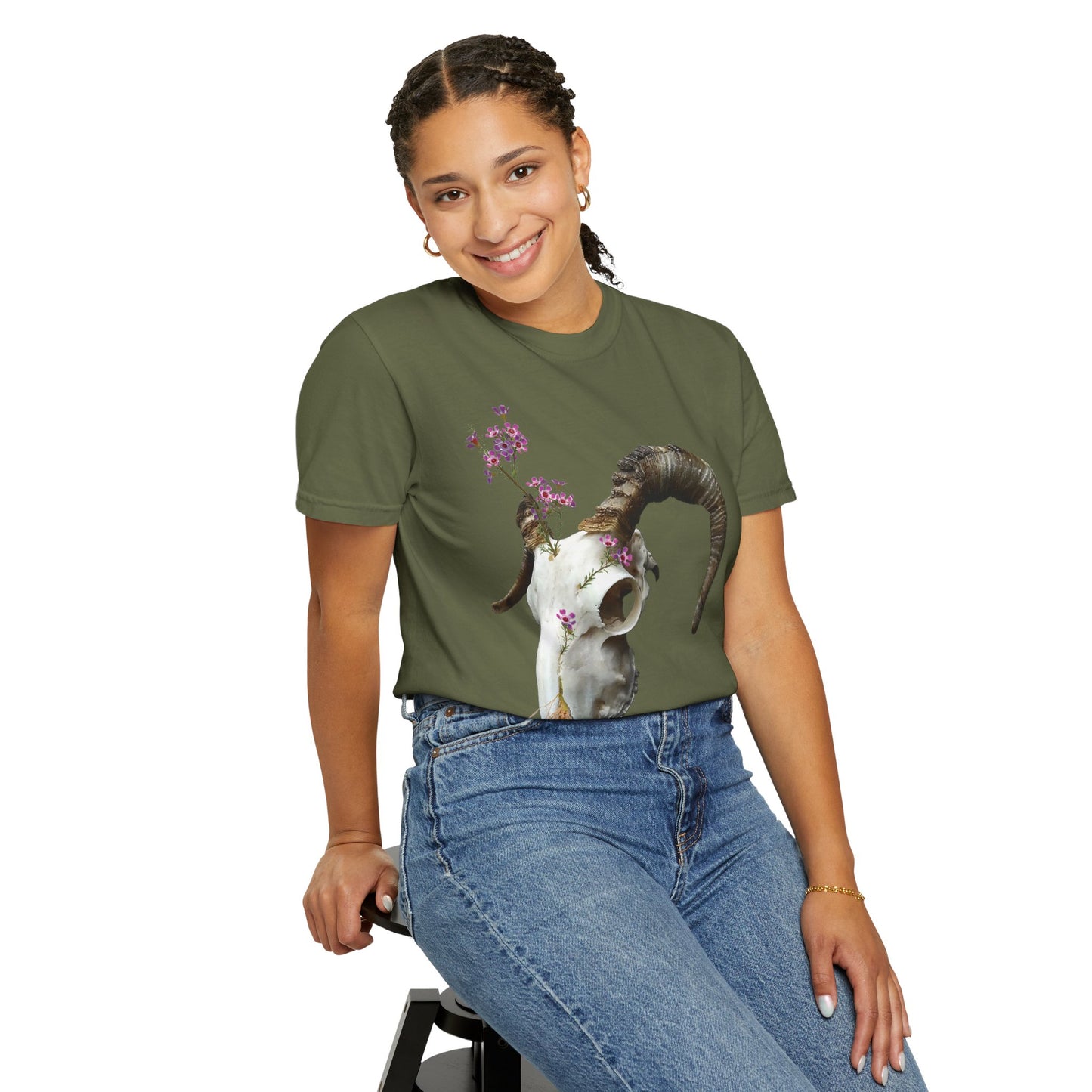 Skull Ram T-Shirt - Death is Beautiful Collection