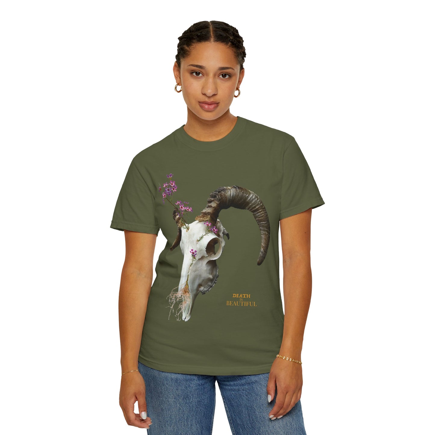 Skull Ram T-Shirt - Death is Beautiful Collection