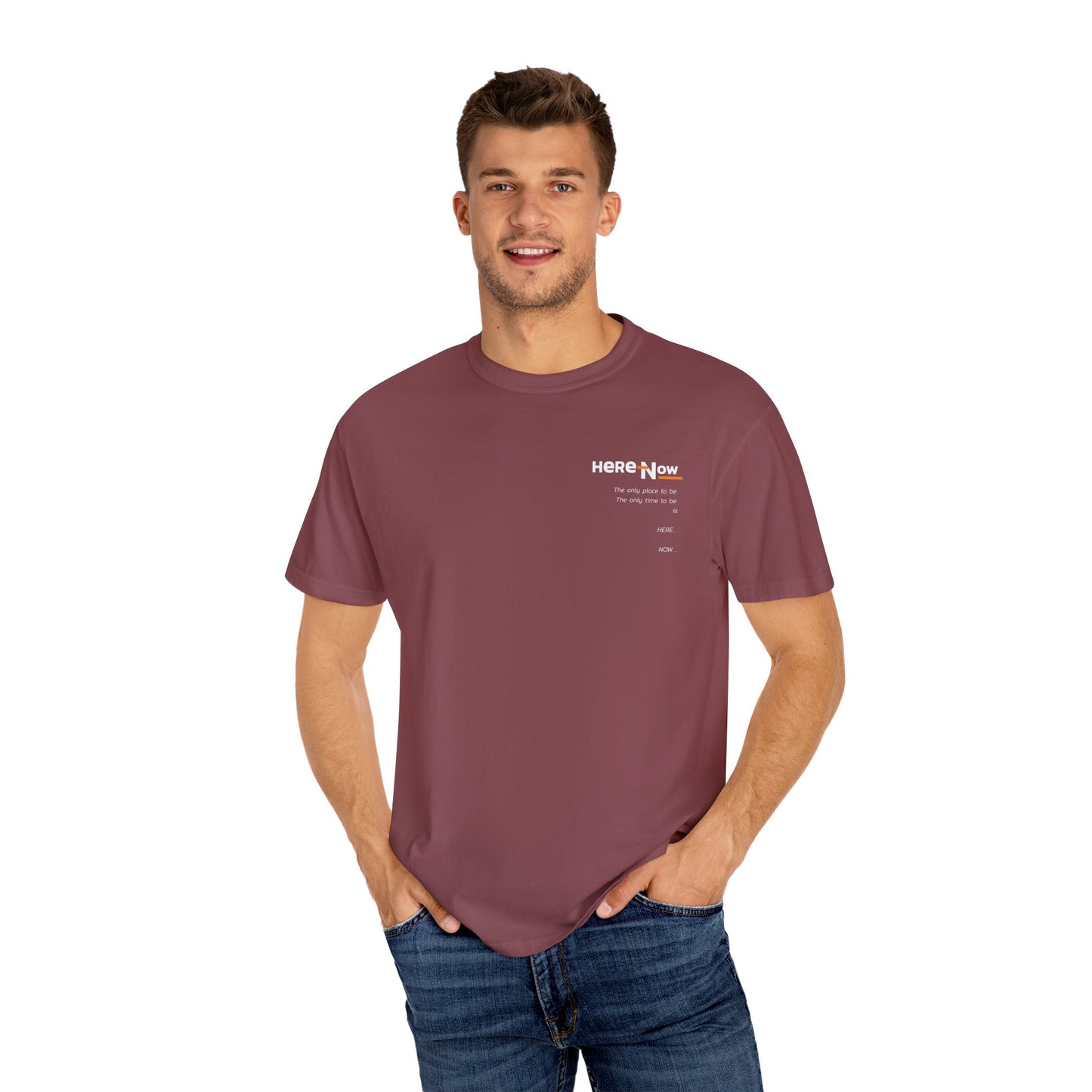Unisex T-shirt - 'Here Now' Mindfulness Design