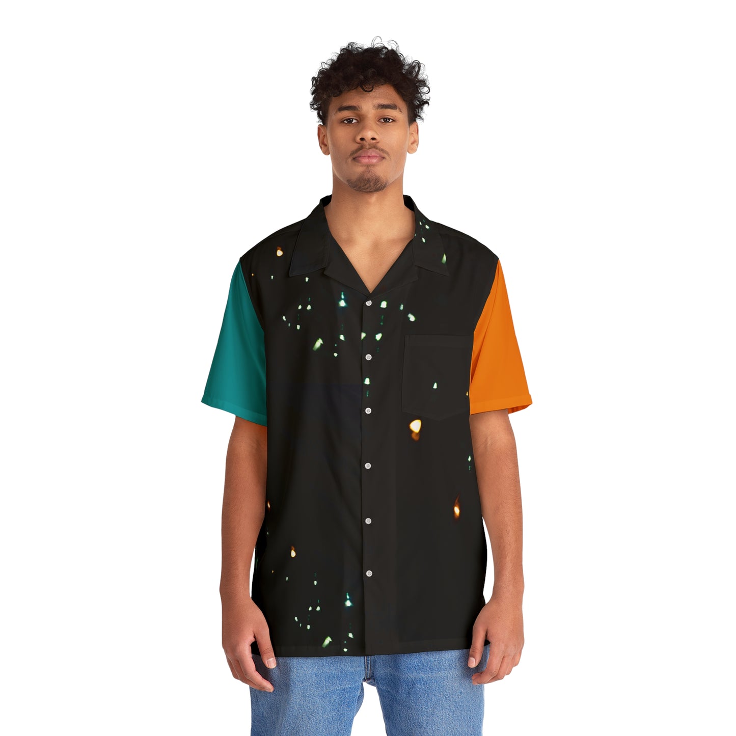 Men's Hawaiian Shirt (AOP) Dreamy Dripping Skies