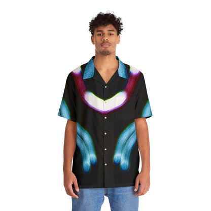 Men's Hawaiian Shirt (AOP) Neon Streaks