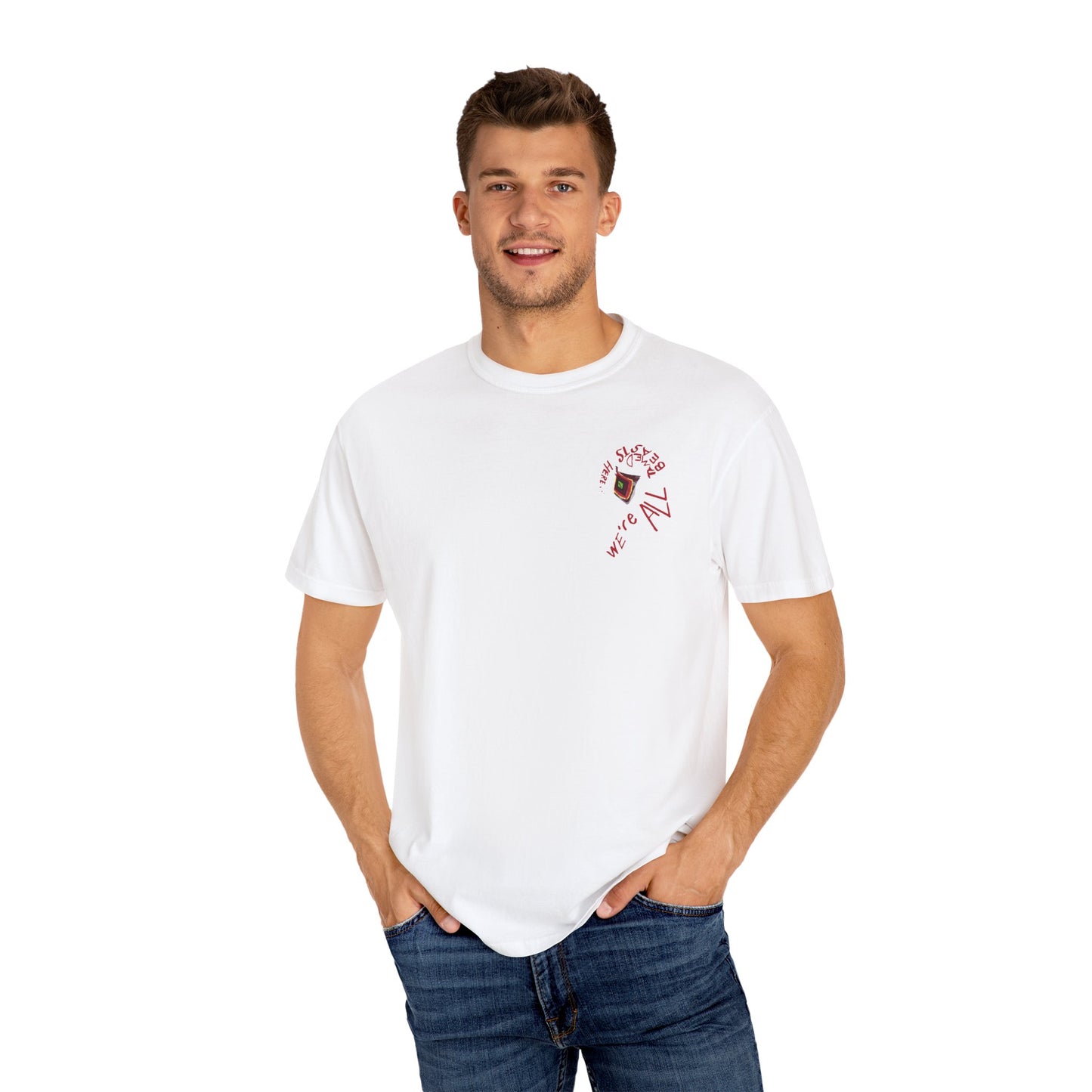 Tamed Beasts T-Shirt - We're All Tamed Beasts Here Design