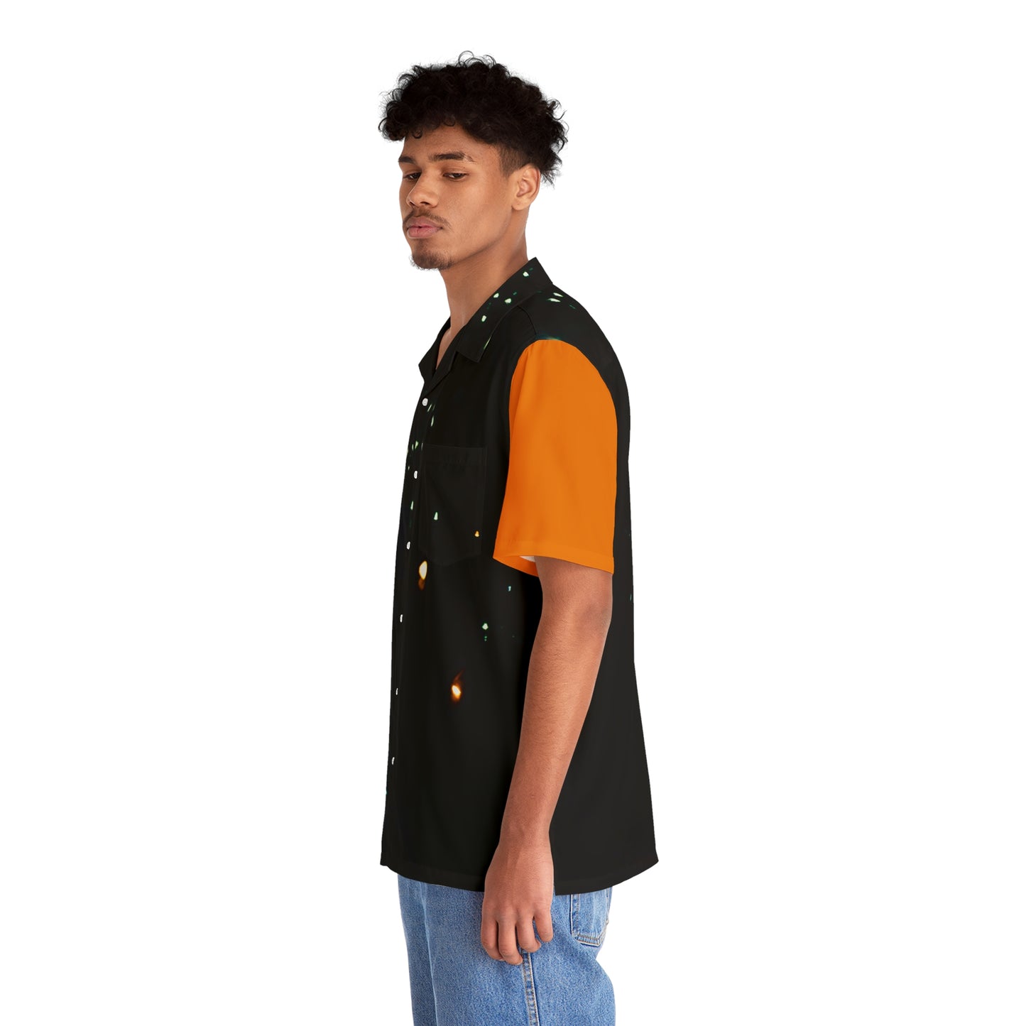 Men's Hawaiian Shirt (AOP) Dreamy Dripping Skies